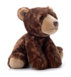 The Petting Zoo Brown Bear Stuffed Animal, Gifts for Kids, Wild Onez Zoo Animals, Brown Bear Plush Toy 9 inches