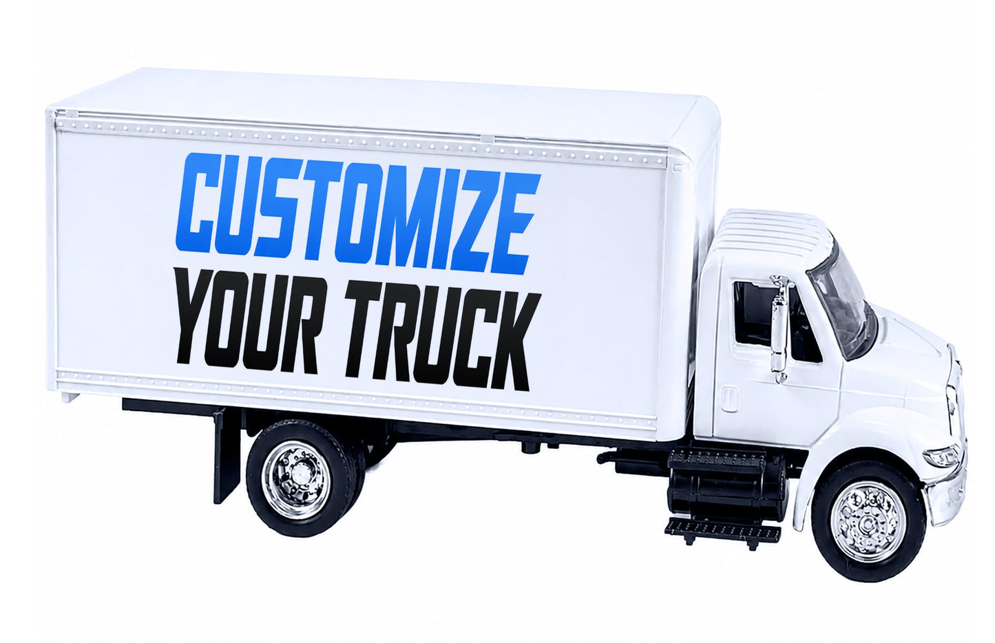 NewRay 1:43 Scale Replica International Box Truck Diecast Model - Custom Truck with Your Logo, Personalized Diecast Toy for Business Promotion, Gift