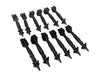 Military Navy Air Force Toy AIM-9 Sidewinder Missiles, 12 Pieces