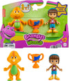 Fisher-Price Barney’s World Preschool Toy Barney’s Friend Mel & Billy Dino 3-Piece Figure Set for Pretend Play Kids Ages 3+ Years