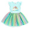 DREAMWORKS GABBY'S DOLLHOUSE Little Girls' Sleeveless Tutu Dress Gabby Pandy Blue 6