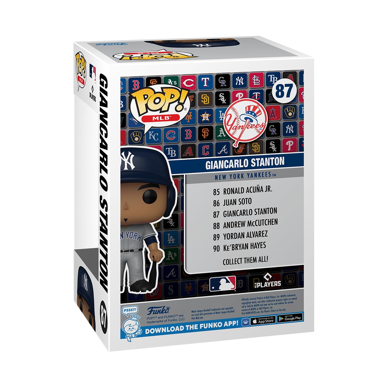 Funko POP! MLB: Yankees - Giancarlo Stanton - (AW) - Collectable Vinyl Figure - Gift Idea - Official Merchandise - for Kids & Adults - Sports Fans