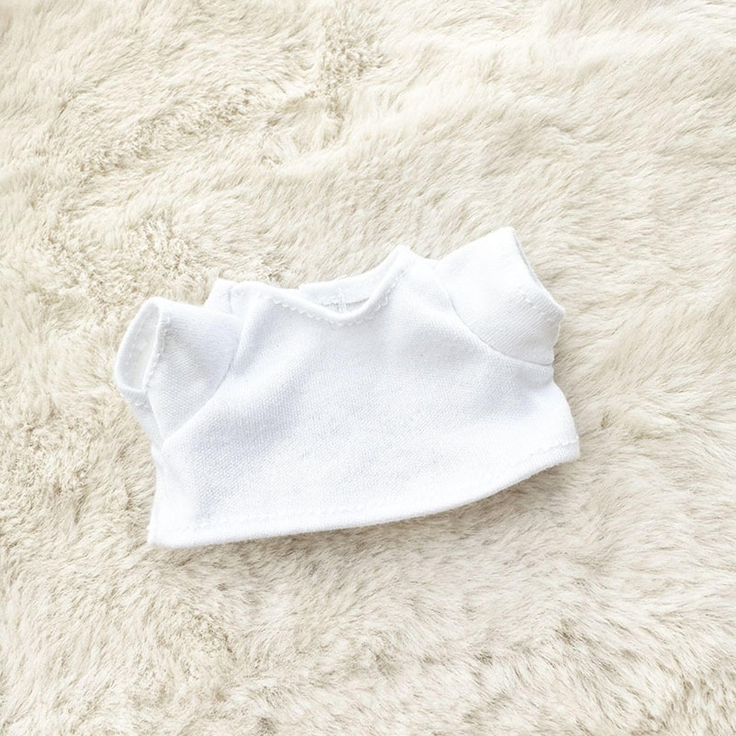 Ynottek Clothes for Labubu, Six-Pieces Set (No Doll ) for 15/17 CM Dolls, Including Clothes, Hats, Pants, Shoulder Bags, Shoes, Glasses,Underwear