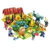 JHESAO Plants and Zombies Toys Gargantuar Zombies Assembly Action Figures PVZ Assemblable Toys Set 1 2 Series Great Gifts for Kids and Fans,Birthday