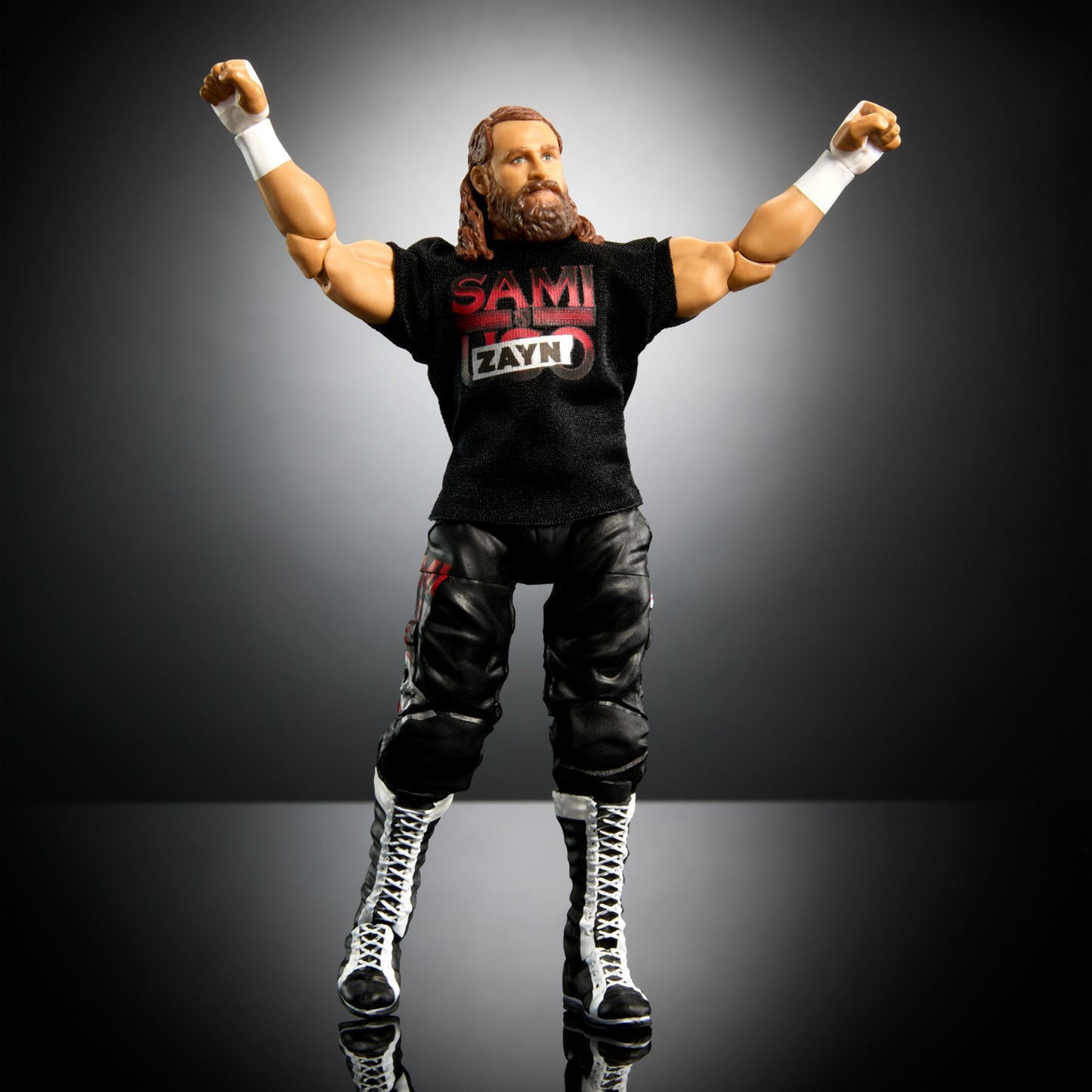 Mattel WWE Elite Action Figure & Accessories, Series #106 Sami Zayn 6-inch Collectible with 25 Articulation Points & Swappable Hands