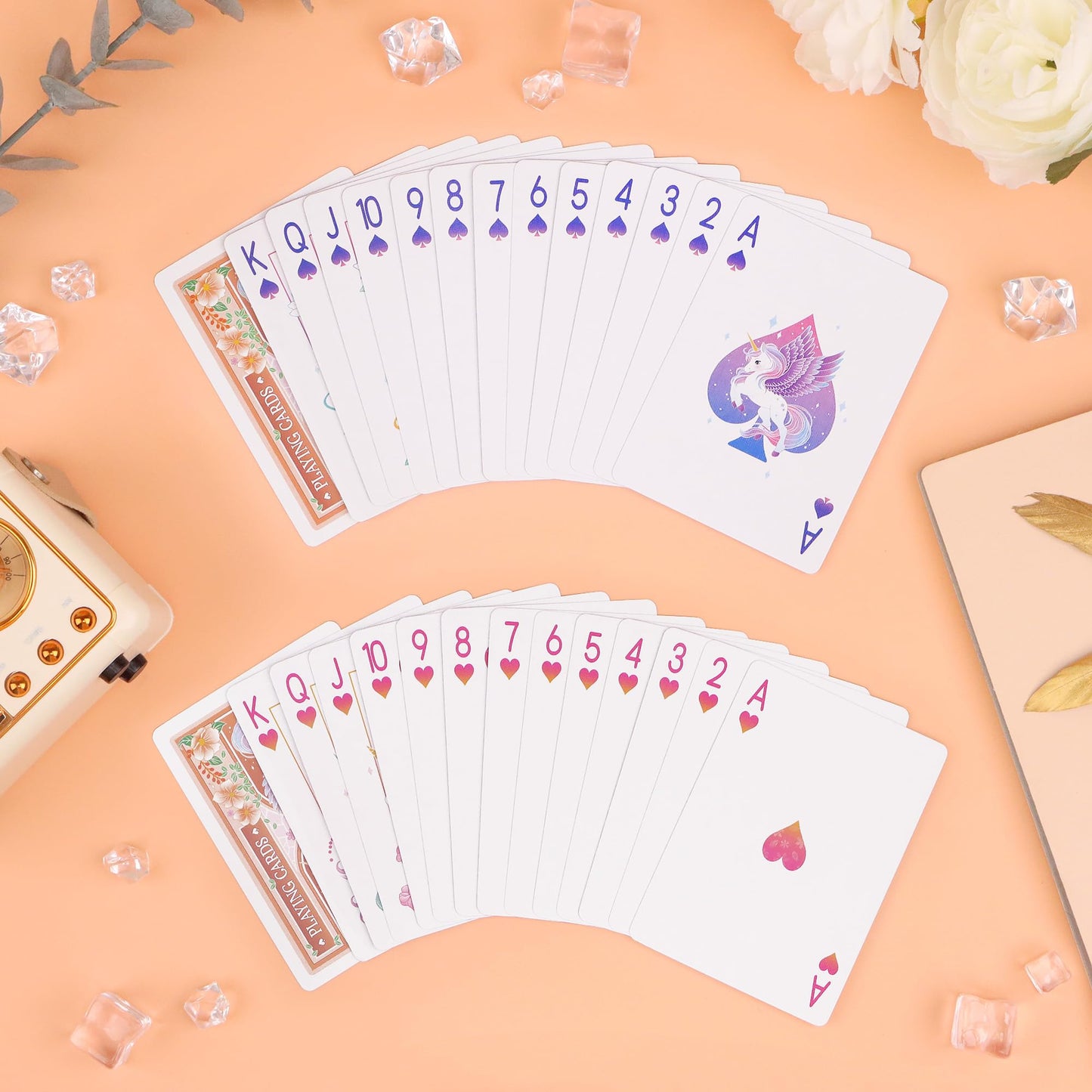 Playing Cards, Unicorn Playing Cards, Deck of Cards, Standard Themed Poker Cards Set for Card Games,Family Game Night,Magic,Blackjack,Themed Party