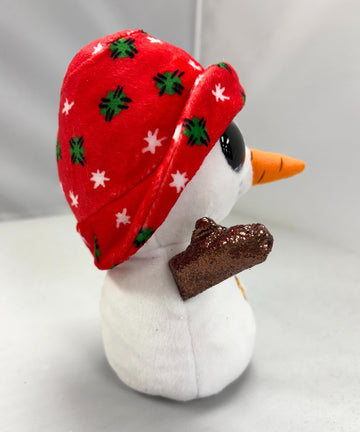 Ty Beanie Boo BRRRNIE The Christmas Snowman - 6"