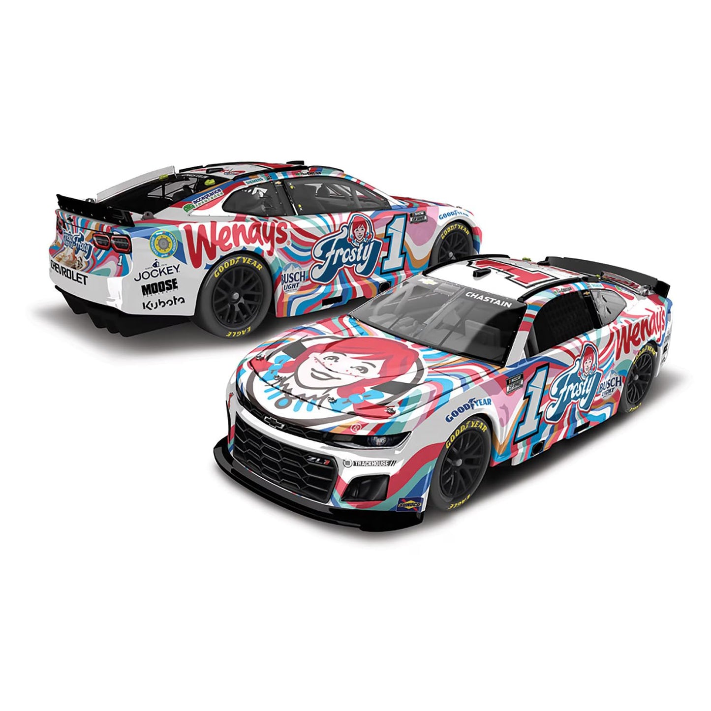 Ross Chastain 2025 Wendy's Frosty ARC Diecast Car 1:64 Scale