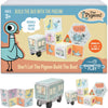 CreateOn Mo Willems - Don't Let the Pigeon Drive the Bus Magnetic Tiles, Magnetic Toy, Travel Toys, Classroom Sensory Toy Blocks, STEM & Montessori