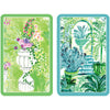 Caspari Jardin de Luxembourg Bridge Playing Cards - 2 Standard Bridge Decks, Decorative Gift Box (PC149)