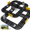Aukit Magnetic Tiles Road Expansion Pack, Magnetic Building Blocks Construction Toys for 3+Year Old Boys Girls, Kids Toy Montessori Toys for Toddler.