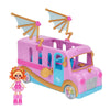 Royale High Bus & Glam Closet - (1) Exclusive Doll, On-The-Go Glam Closet, Moveable Wings, Working Wheels and Room for 4 Friends - Virtual Item Code