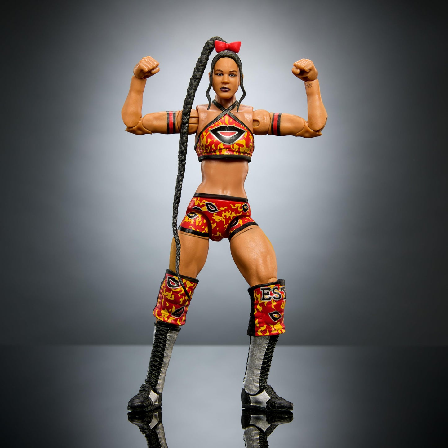 Mattel WWE Ultimate Edition Action Figure & Accessories, 6-inch Bianca Belair Collectible Set, Swappable Heads & Hands, Entrance Gear & 30