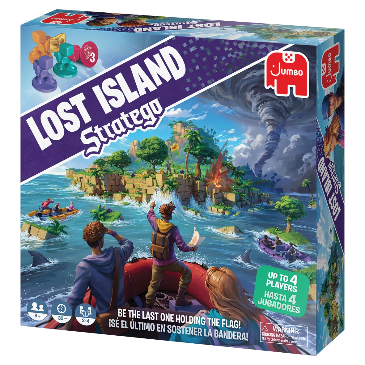 Stratego Lost Island, Fun Multiplayer Family Strategy Game, 2-4 Players, Aged 8 Years Plus