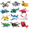 Liberty Imports Pull Back Airplanes Toys Vehicle Playset, Variety Pack of Helicopters, Stealth Bombers, Fighter Jets, Aircraft, Planes for Kids