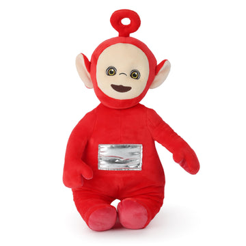 Jay Franco Teletubbies Po Plush Pillow Buddy - Kids Ultra-Soft Stuffed Plushie & Cozy Pillow, Official Licensed Product, 20 Inches, Red