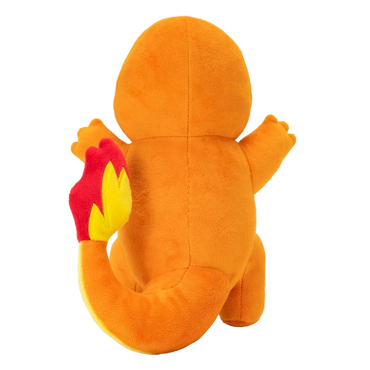 Pokemon Charmander Plush Toy, 8 Inch Official Jazwares Stuffed Animal, Soft Cuddly Fire-Type Kanto Starter Figure, Collectible Anime Plushie Gift for