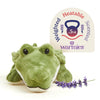warmies Junior Microwavable & Weighted Stuffed Animals, Alligator - Heated Stuffed Animal Plushie for Warmth & Comfort - Cute Soft Plush Toys