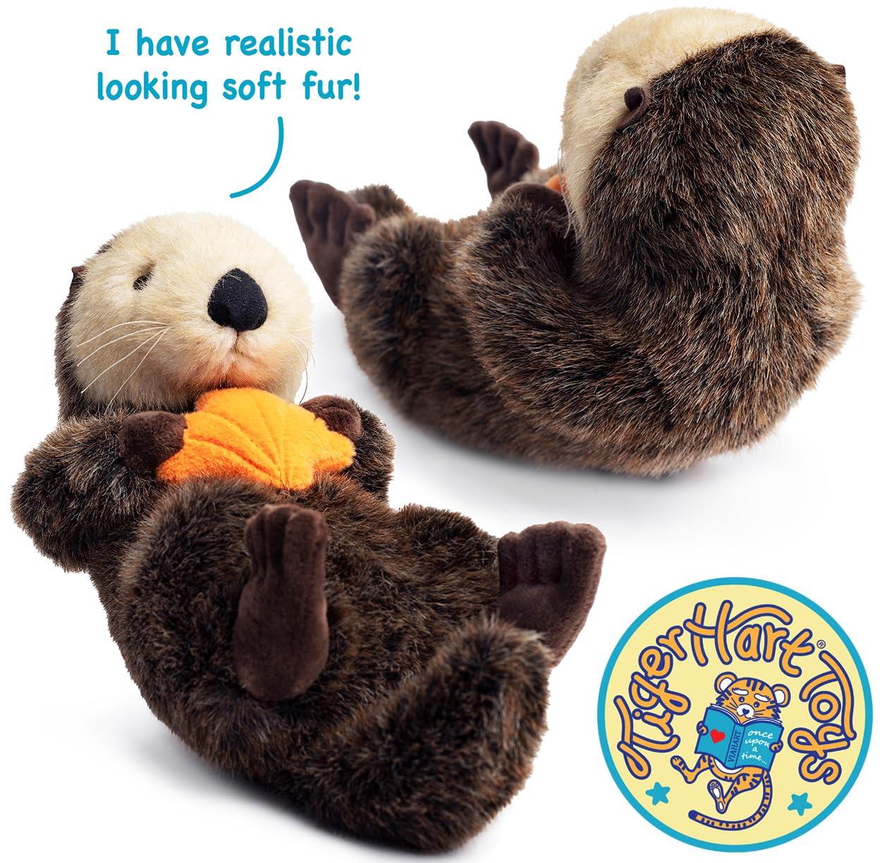 TigerHart Owen The Sea Otter - 13 Inch Stuffed Animal Plush