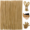 Praisebank Light Brown Pipe Cleaners for Crafts, 200pcs, Chenille Stems for DIY Projecets, Arts & Crafts Supplies for Festival Party Decorations
