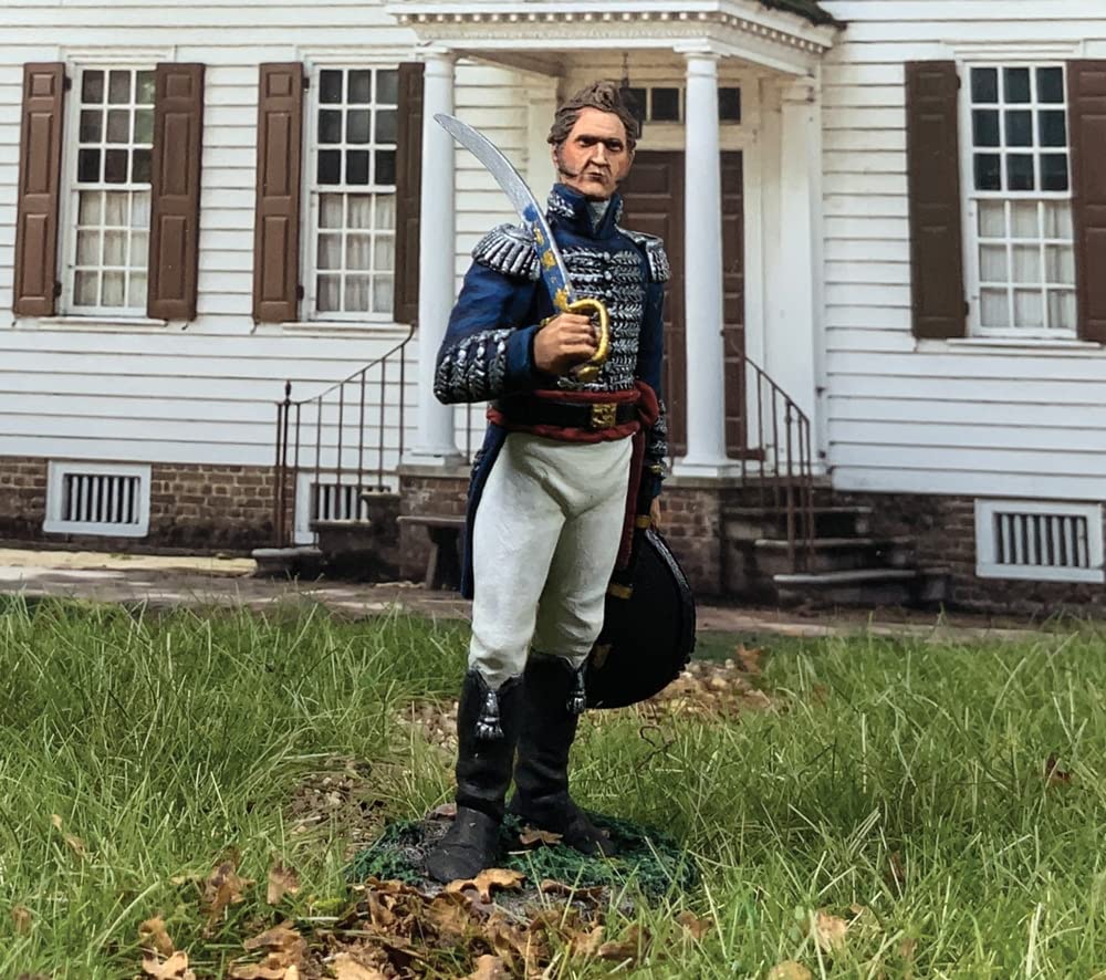 W. Britain Museum Collection 10113 U.S. General Winfield Scott 1813-1814 1:30 Scale Metal