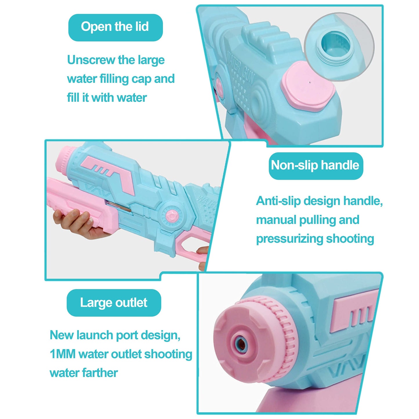 Water Gun for Girls, Cute Princess Series