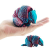Maxdecoer 3D Printed Articulated Armadillo Toy, Flexible Movable Armadillo Desk Pet, Fidget Animal Figurine for Home Office Decor, Collectible Gift