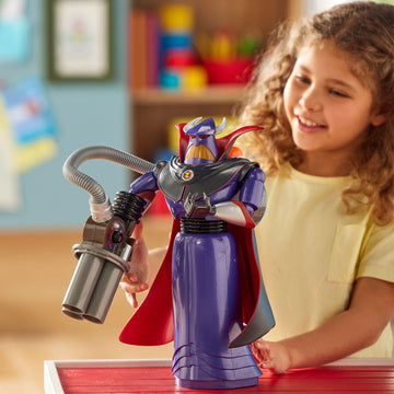 Disney Store Official Zurg Talking Action Figure from Toy Story, Features Sounds and Phrases from the Movies, Interacts with Other Figures and Toys