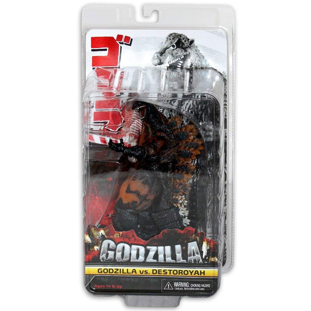 NECA Classic 1995 Burning Godzilla Head to Tail Action Figure, 12"