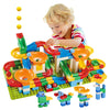 STEM Learning Toys, 176 Pcs Marble Runs for Kids 4-8, Marble Run Building Blocks Classic Marble Track for Boys Girls Toddler Age 3 4 5 6 7 8+