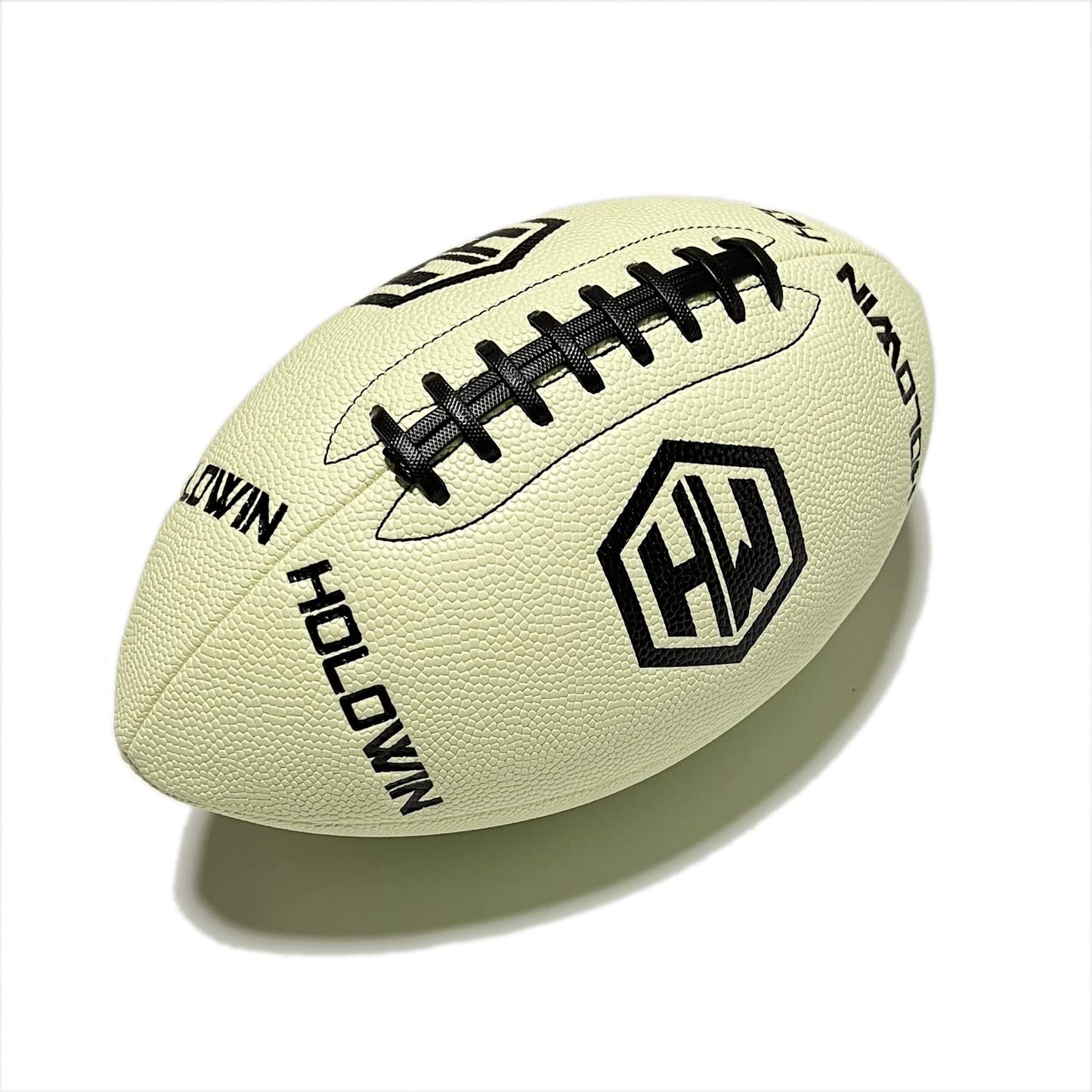 HW HOLOWIN Glow in The Dark Football Size 9 Indoor Outdoor Night Game