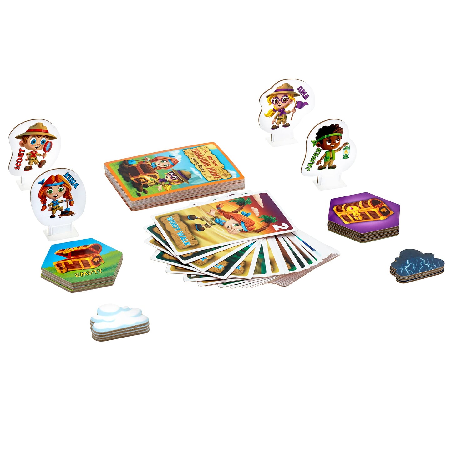 My First Treasure Hunt Board Game - Cooperative Island Explorer Game for Kids Ages 4 and Up, an Exciting Buried Treasure Adventure Perfect for Family