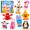 Arts and Crafts for Toddlers & Kids Ages 3-5 - Paper Cup Craft Kit, 8 Animal Projects - Fun Preschool Activity for Girls & Boys