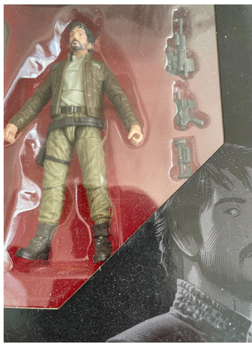 Star Wars Rogue One The Black Series Captain Cassian Andor Exclusive Action Figure, 3.75 Inches and Imperial Death Trooper by STAR WARS