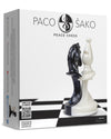 Paco Sako Peace Chess Game, Super Fun for Chess Lovers, Make Peace While Playing Chess, not War - Chess Set Board Game for Peace Makers | 2-Players