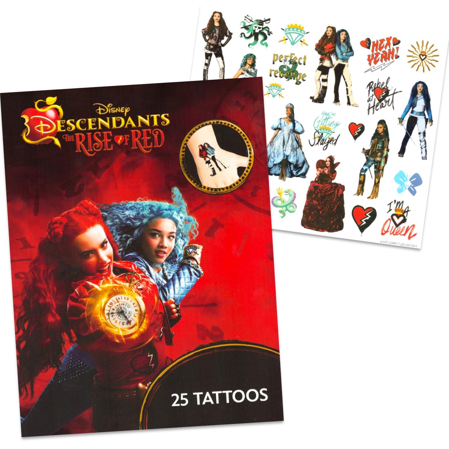 Disney Zombies Dolls Set for Girls - Bundle with 2 Zombies 3 Dolls Featuring Aspen and Willa Plus Tattoos for Kids | Disney Toys