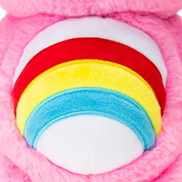 Care Bears 14" Cheer Bear Plushie - Medium Size - Pink Plushie for Ages 4+ - Perfect Stuffed Animal Holiday, Birthday Gift, Super Soft and Cuddly