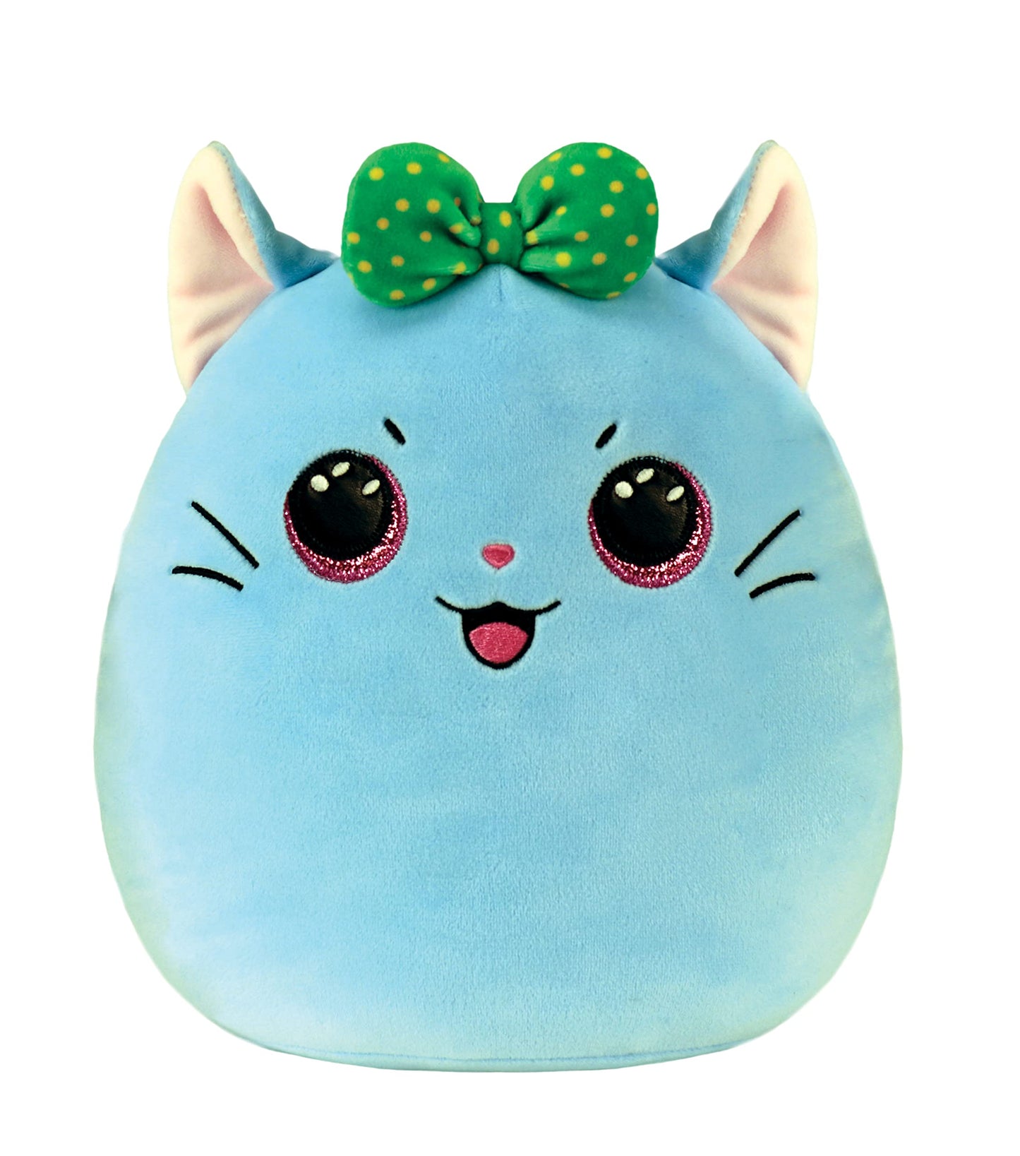 TY Toys Squish a Boo Cat Kirra - 31 CM, Green (2009315)