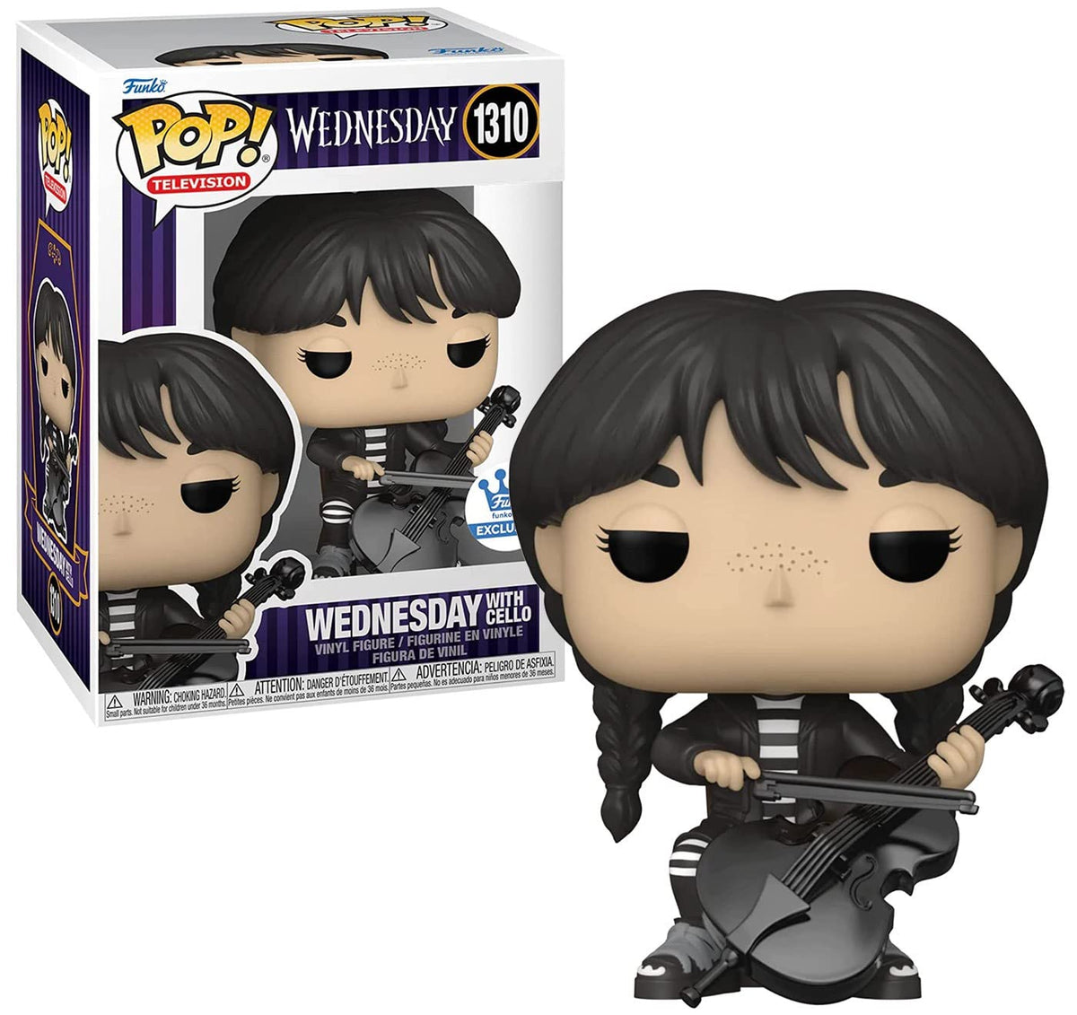 Funko POP Television! Wednesday - Wednesday with Cello (Exclusive) Black