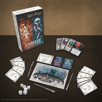 Harry Potter: Unmask The Death Eaters Board Game | Engaging Social Deduction Game Set in The Wizarding World of Harry Potter | Hidden Roles & Bluffing