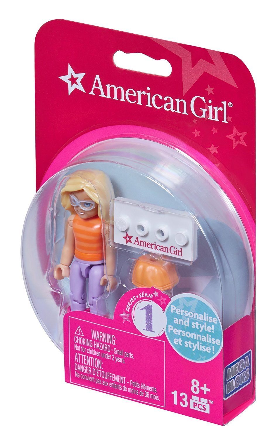 Mega Construx American Girl Series 1 Sunny Stripes Mini Figure