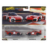 Hot Wheels Premium 2 Pack Porsche 935/2018 Porsche 935 Ride On Toy Mini Car Ages 3+ Red JHW51