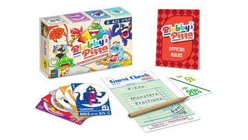 Semper Smart Games Blobby's Pizza Math Card Game: Crazy Fun Strategic Pizza Eating Contest Between Cute Monsters!