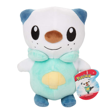 Pokemon Legends: Arceus 8" Oshawott Plush - Generation 5 Starter Figure - Officially Licensed - Authentic Soft Stuffed Animal Toy - Gift for Kids