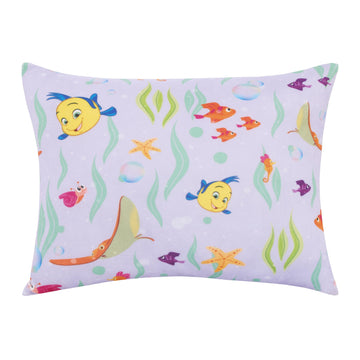 Disney Jr. Ariel Super Soft Squishy Toddler Decorative Pillow with Reversible Design, 12 x 15 Inches