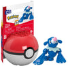 MEGA Pokémon Popplio Building Toy Kit, Poseable Action Figure (24 Pieces) for Kids