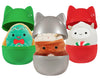 Squishmallows 4" Mystery Capsules (3 Pack) Official Jazwares Mini Plush - Collectible Soft & Squishy Stuffed Animal Toy -Gift for Kids, Girls & Boys