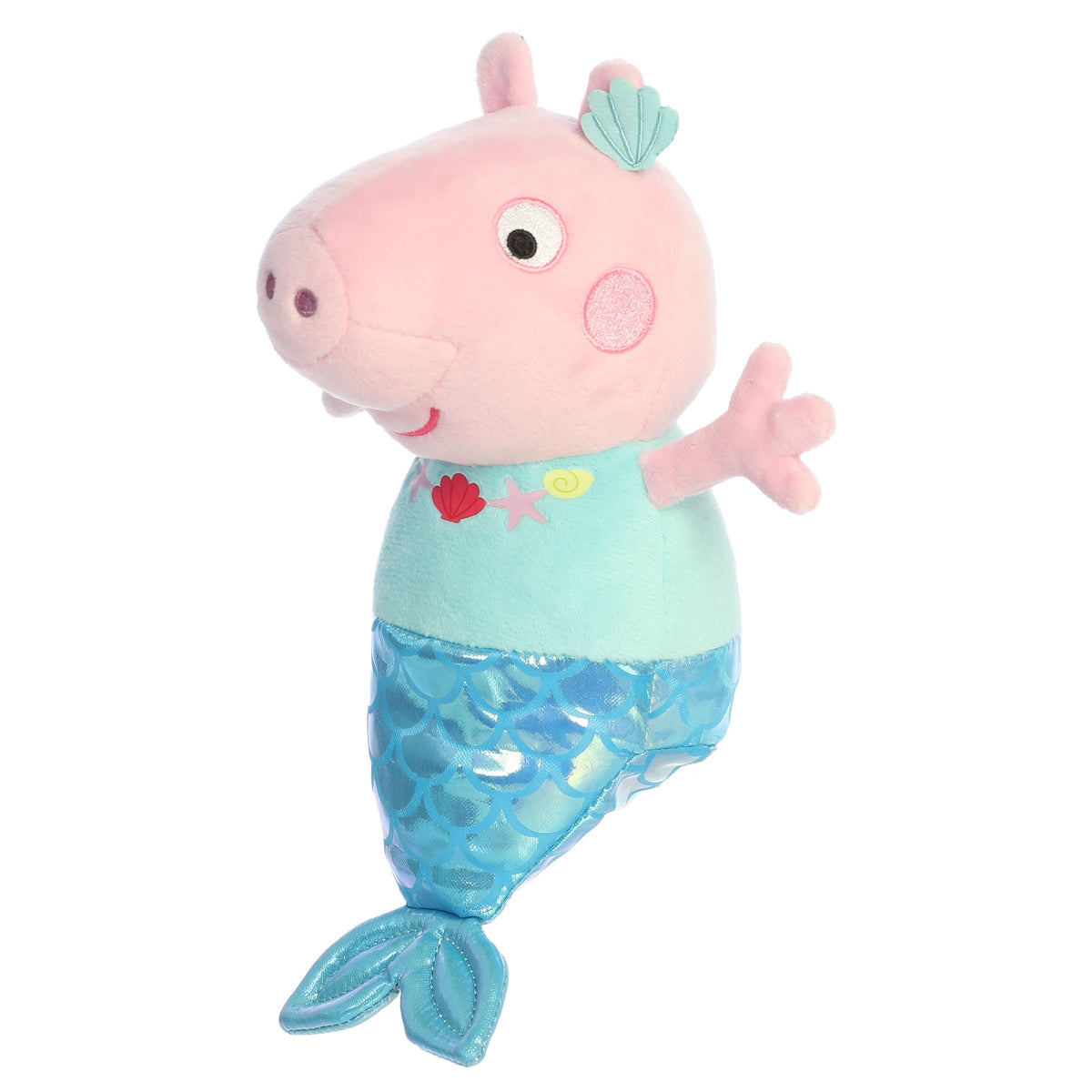 Aurora Peppa Pig 6" Peppa Pig Mermaid Playful Plush