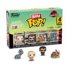 Funko Bitty Pop! Jurassic Park: Ellie Sattler, Ian Malcolm, Triceratops, and Brachiosaurus, with a 1 in 6 chance for a Surprise Mystery Figure - 0.9