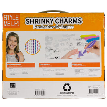 Style Me Up: Shrinky Charms, Kids Crafting, Create 16 Unique Charms and Accessories, Kit Promotes Creativity and Imagination in Kids, for Ages 8